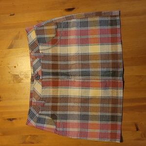 Plaid skort